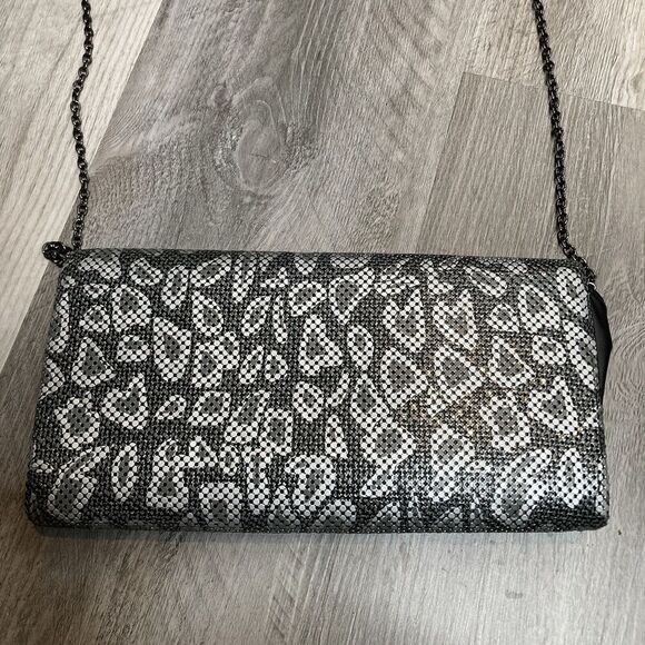 Vintage La Regale Animal Print Evening Bag Glam Dressy Special Occasion Mob Wife - Picture 7 of 8